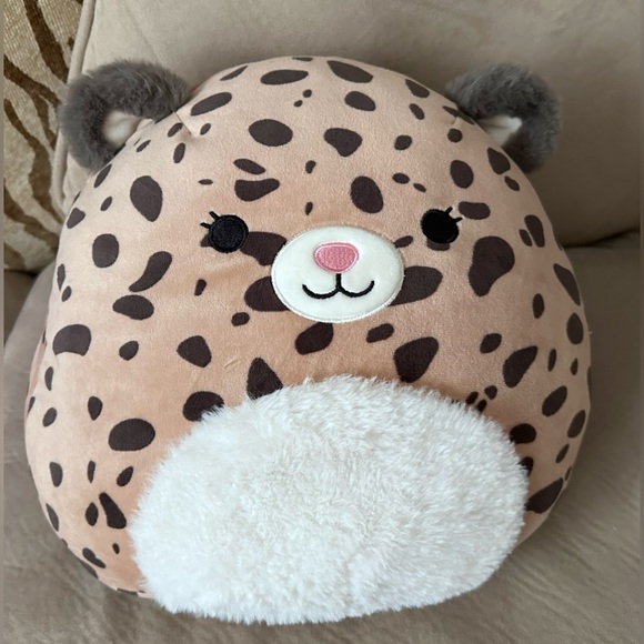 Kellytoy Kei The Cheetah Squishmallow Stuffed Plush 12” Fuzzy Belly, Ears & Tail - Picture 2 of 13